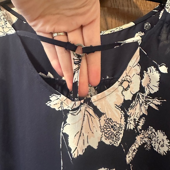 Maurice’s navy blue floral tank - Picture 2 of 3
